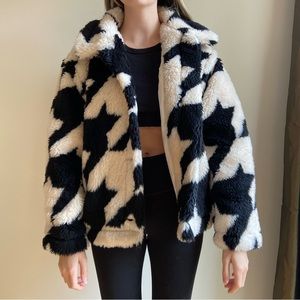 Blanknyc fuzzy jacket